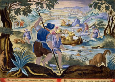 Fishing with Tridents, plate 90 from 